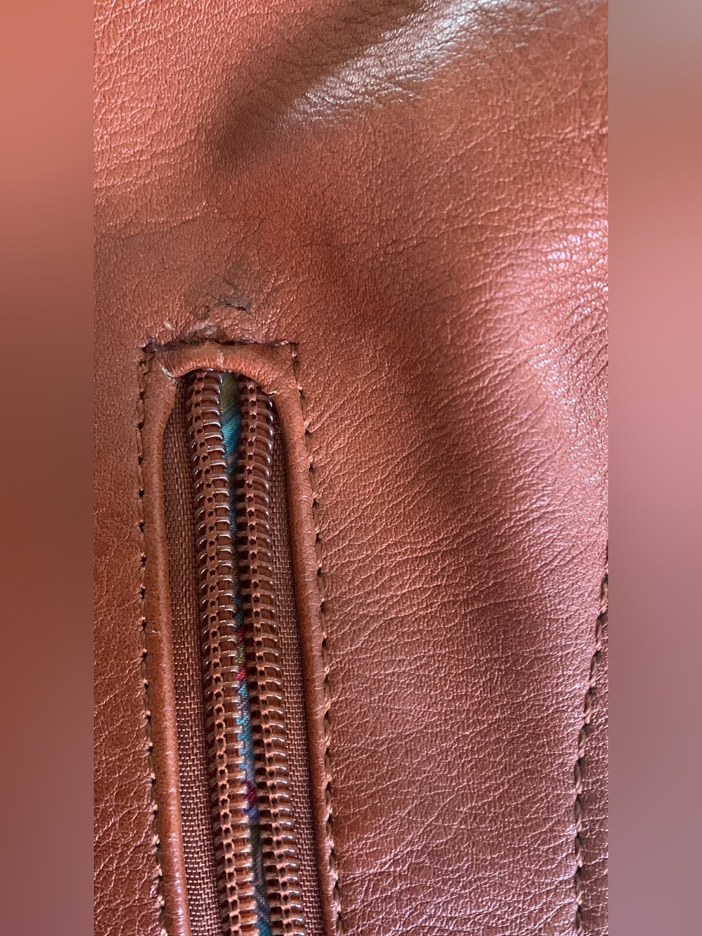 Source Unknown Tan Fringe Hobo Shoulder Bag with Stud Accents - Picture 7 of 9